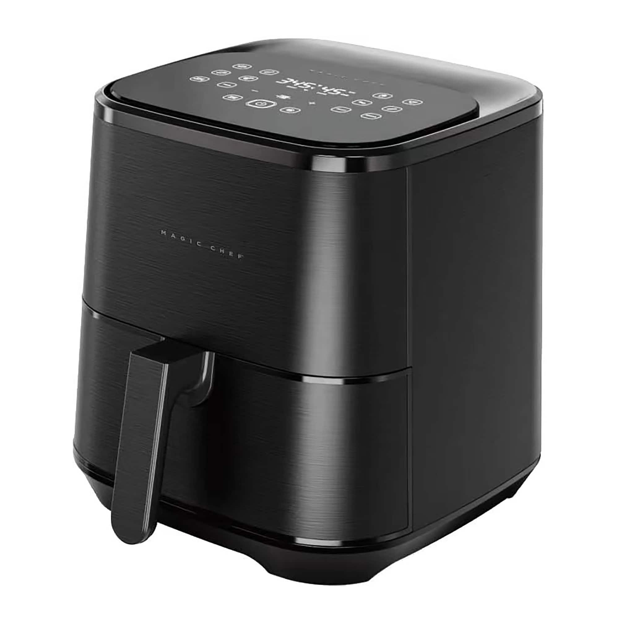 Magic Chef - 5.8 qt. Panel Air Fryer - Black