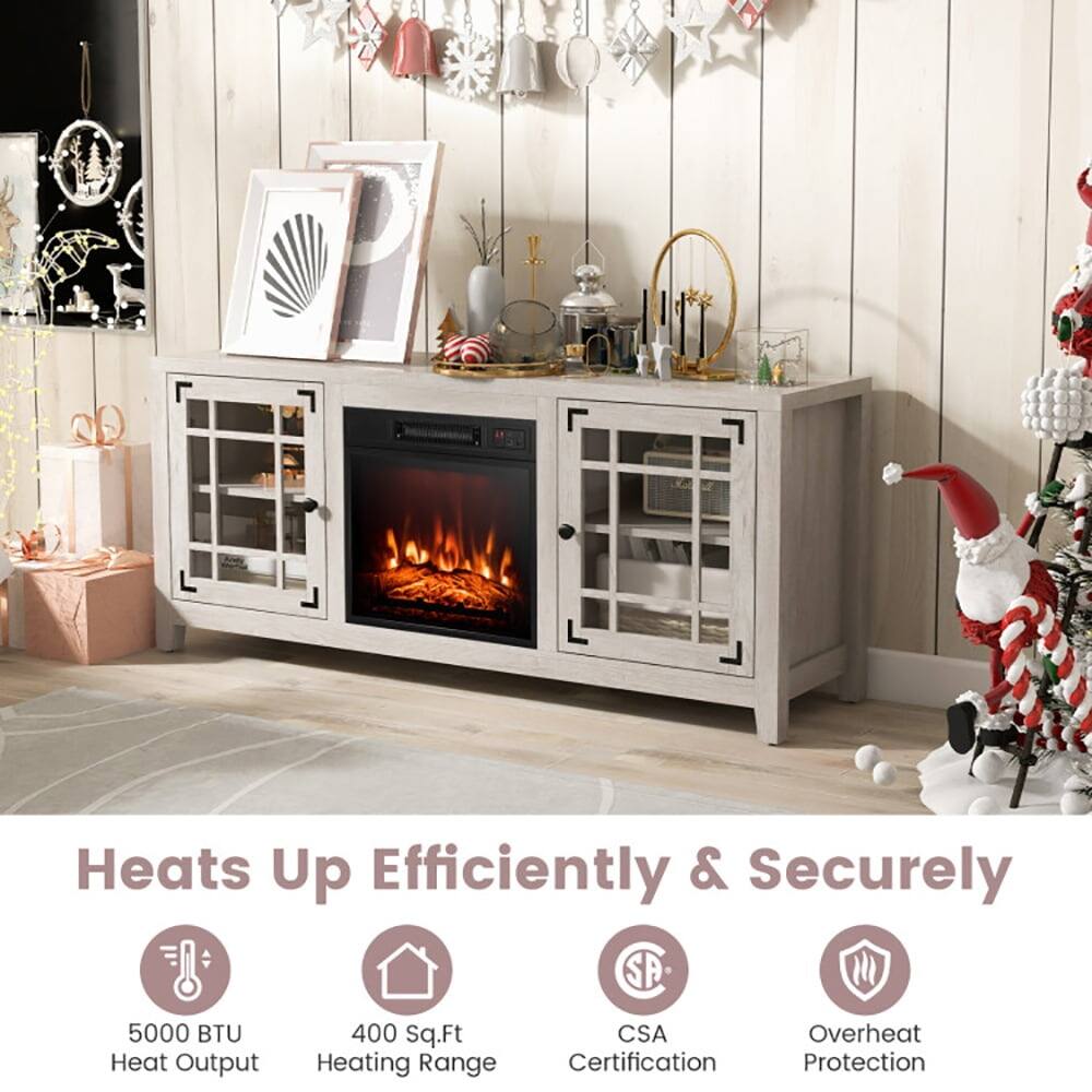 Heats Up Efficiently & Securely  
5000 BTU Heat Output  
400 Sq.Ft Heating Range  
CSA Certification  
Overheat Protection