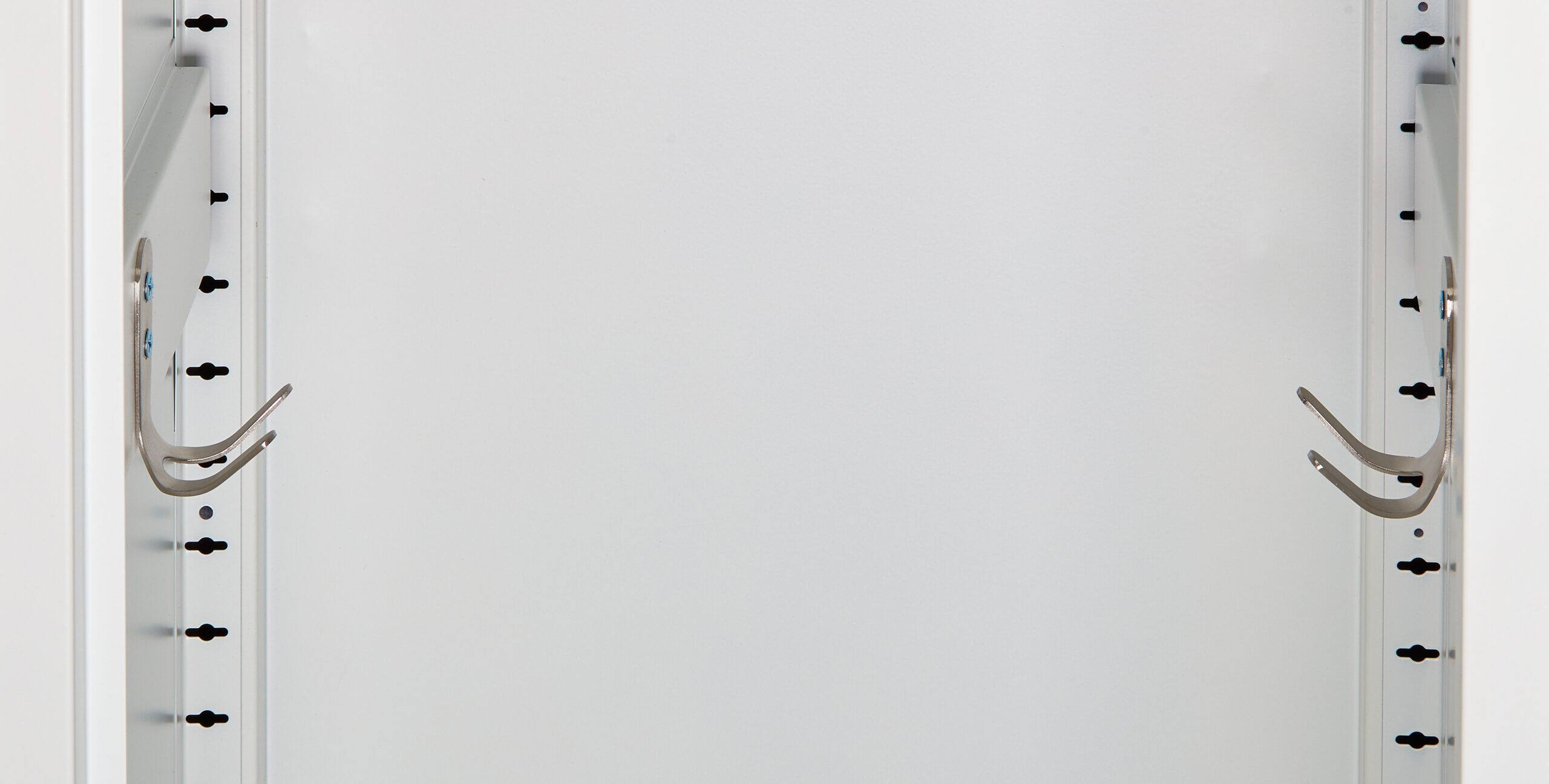 Alt View 2. AdirOffice - Storage Locker 629-Series 24" H 1-Tier Steel Locker with Key Lock - White.