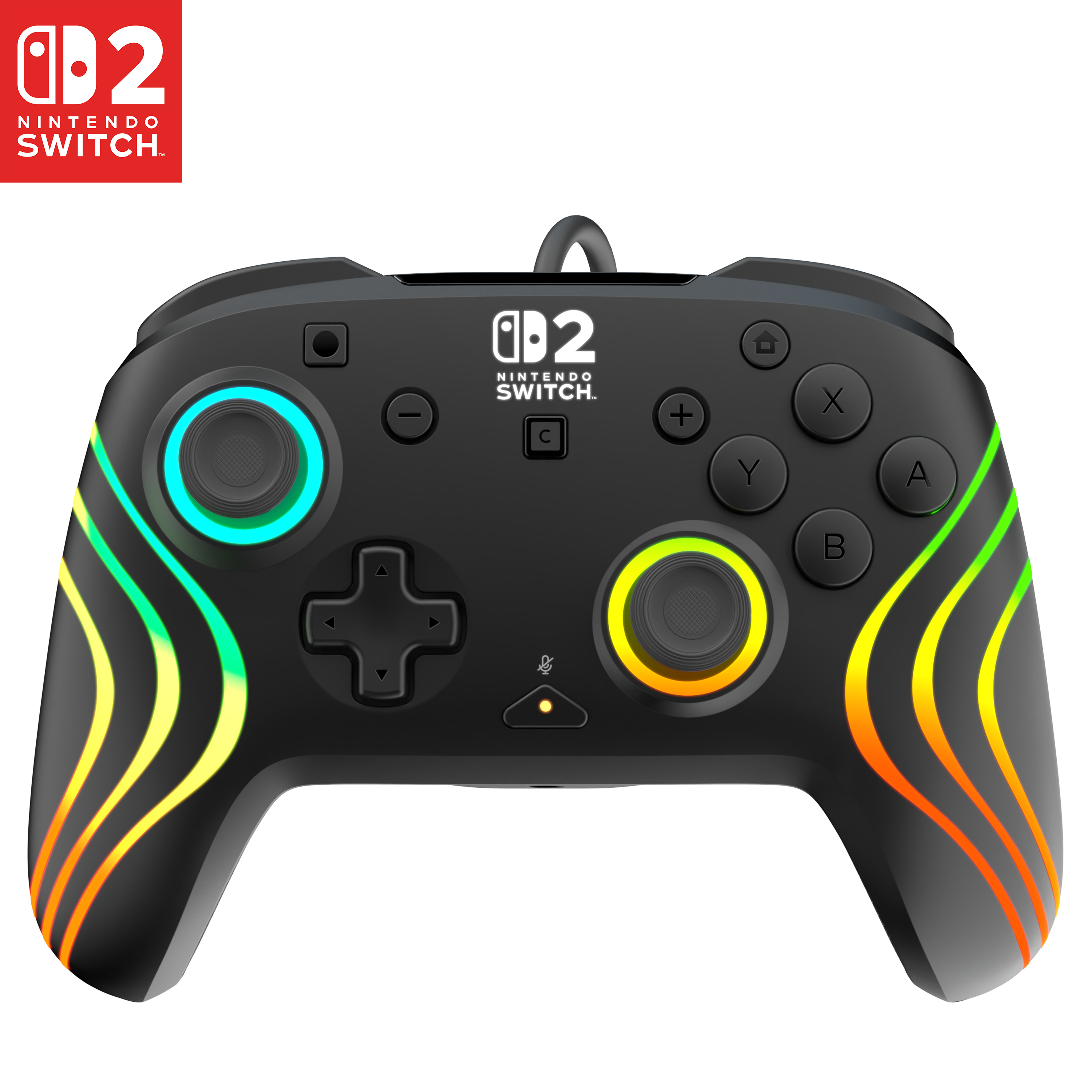 Turtle Beach - Afterglow™ Wave Wired Controller - Nintendo Switch™ 2 - Black