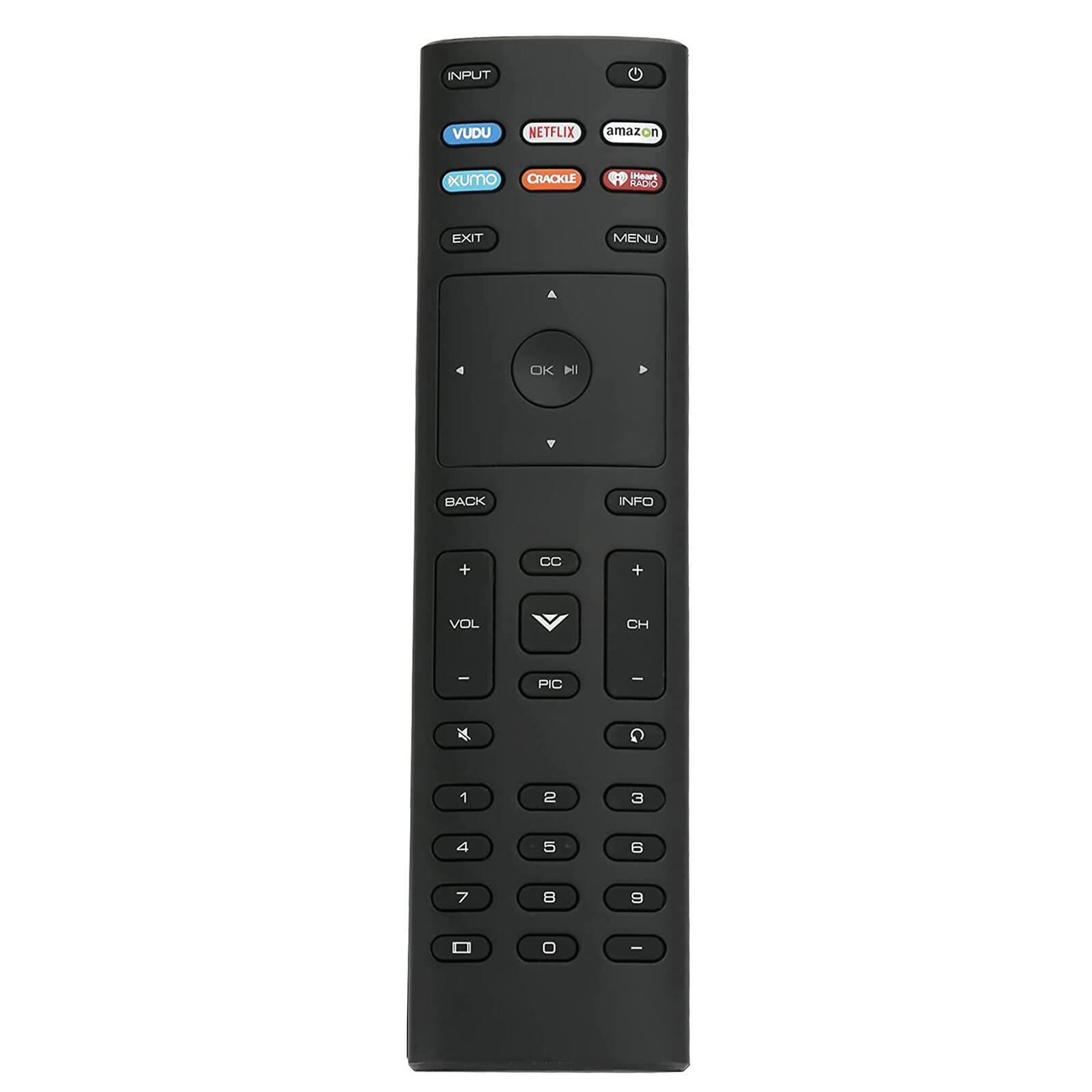 VINABTY - New Universal XRT136 Replaced Remote Control Fits for All Vizio Smart TV D24f-F1 D43f-F1 D50f-F1 E43-E2 E60-E3 E75-E1 - Black