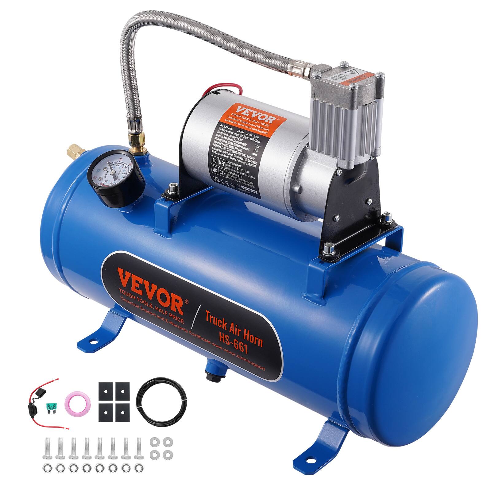 VEVOR TOUGH TOOLS  
Truck Air Horn  
HS-661