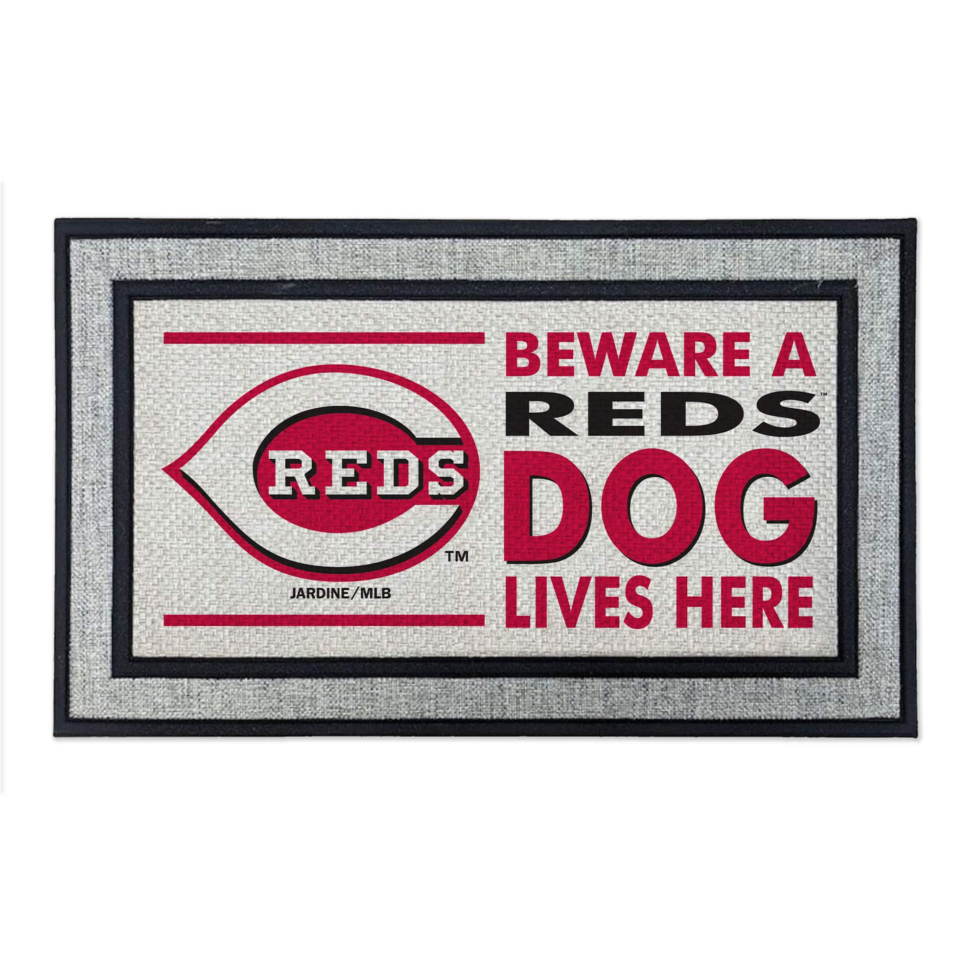 "Jardine - Cincinnati Reds 18"" x 30"" Indoor/Outdoor Team Dog Lives Here - Multicolor" price history on PriceWatchPro