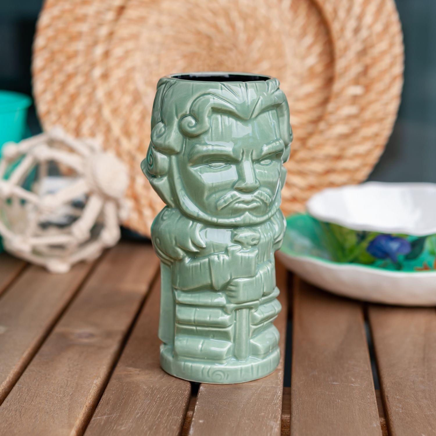 Alt View 4. Game of Thrones - Geeki Tikis Game Of Thrones Jon Snow Ceramic Tiki Mug | Holds 17 Ounces - Green.