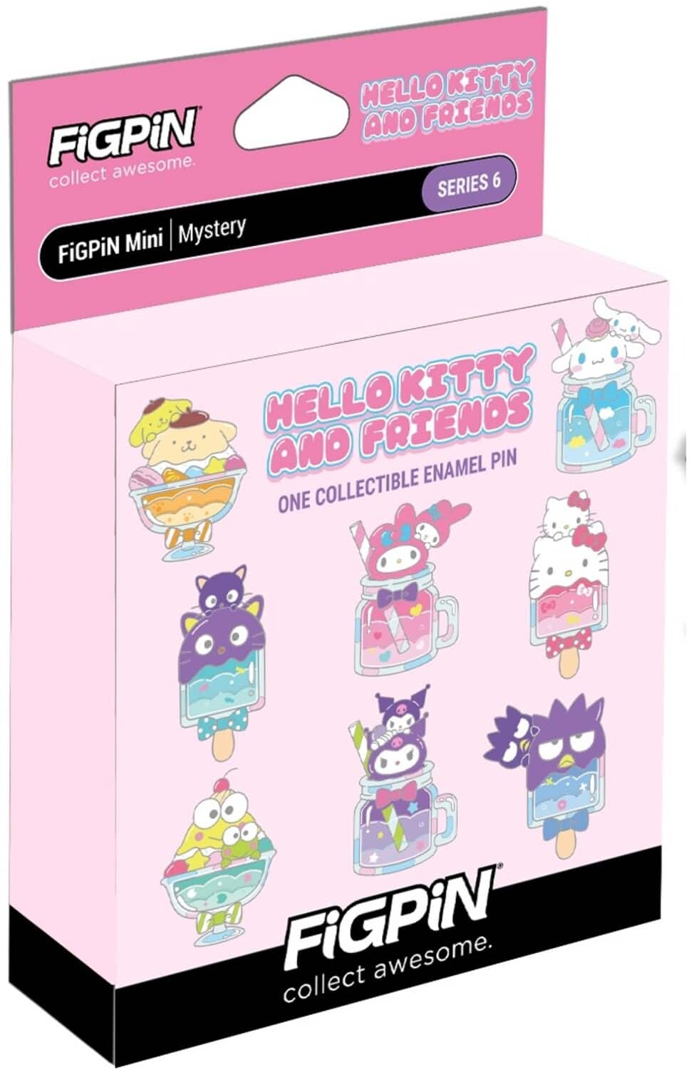 PopMarket - FiGPiN - Mystery Mini Pin - Hello Kitty & Friends - Sereis 6 - 1 Pin - COLLECTABLES - Multicolor