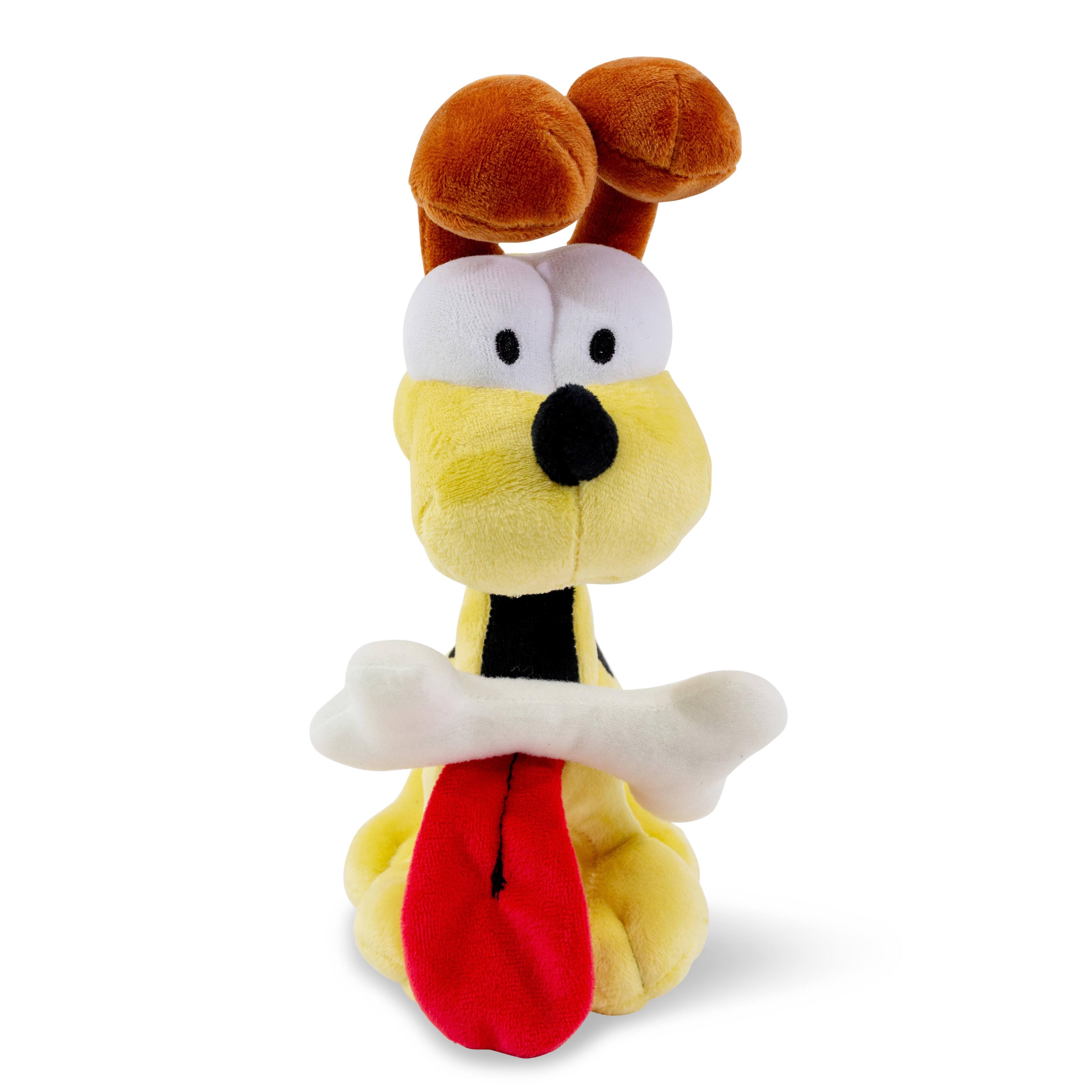 Alt View 1. Golden Bell Studios - Garfield Odie With Dog Bone 12-Inch Collector Plush Toy - Yellow.
