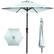 Front. Best Choice Products - Best Choice Products 10ft Outdoor Steel Market Patio Umbrella w/ Crank, Tilt Push Button, 6 Ribs - Baby Blue - Baby Blue.