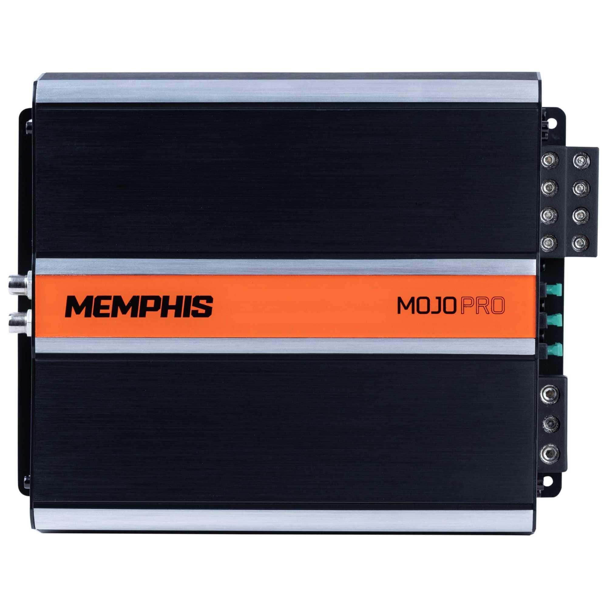 Memphis Car Audio - Memphis Audio MJP800.4 4-Channel 800 Watt Amplifier - 200 Watts RMS x 4 at 2-Ohm - Black/Gray