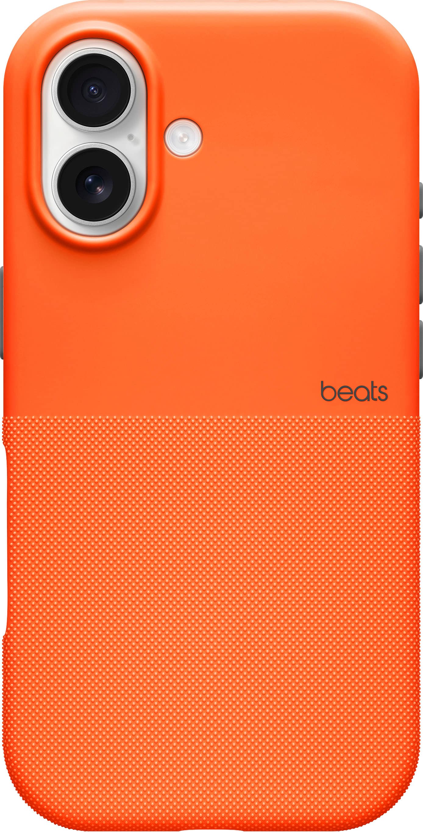 Front. Beats - iPhone 17 Rugged Case with MagSafe and Camera Control - Sierra Orange.