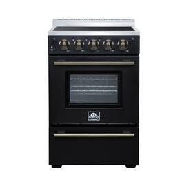 Forno Appliances - Loiano 2.3 Cu. Ft. Freestanding Electric Range with Storage Drawer - Black