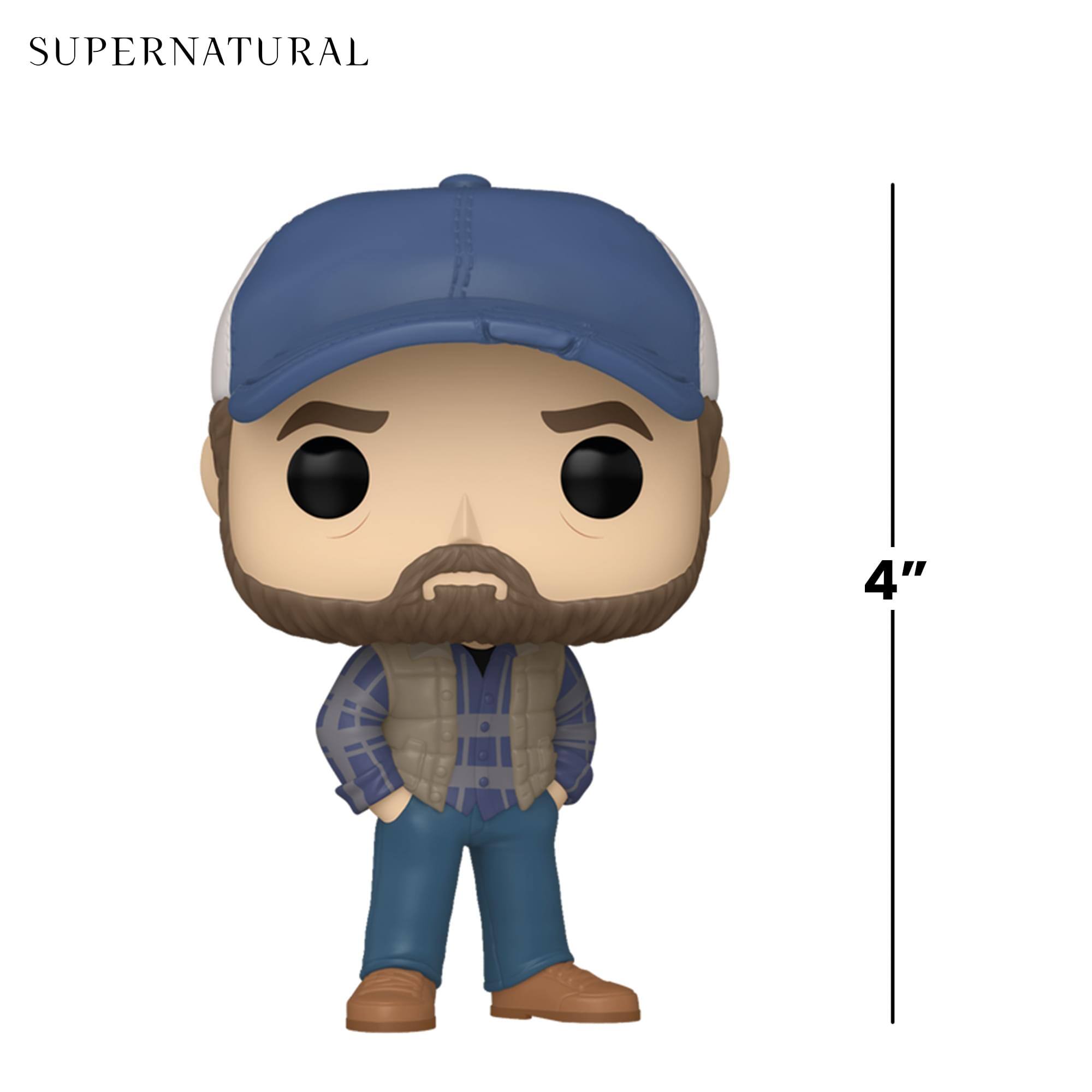 Alt View 3. Funko - Funko Pop! Supernatural: Bobby Singer #1838 - Blue.