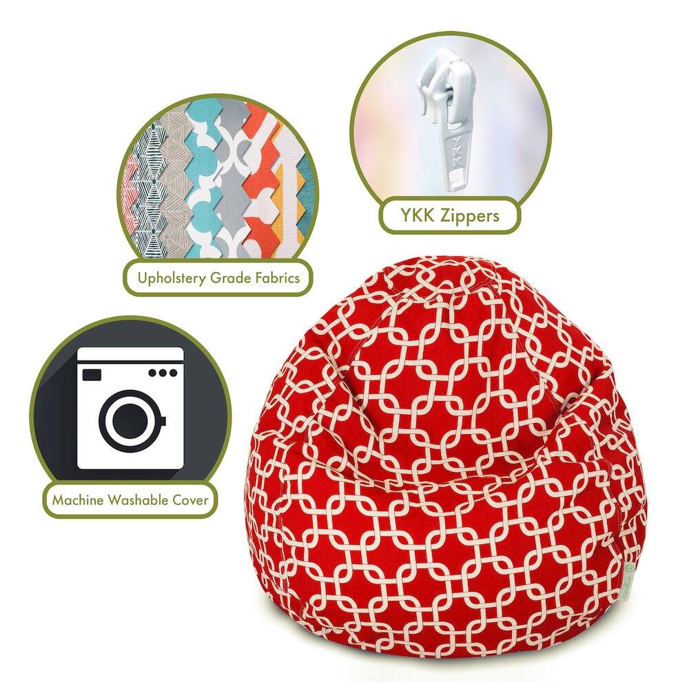 - Upholstery Grade Fabrics
- YKK Zippers
- Machine Washable Cover