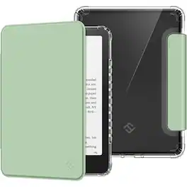 Kitcheniva - Soft Transparent Case For 7 Inch Kindle Paperwhite 12th 2024 Protective Shell - Agave Green