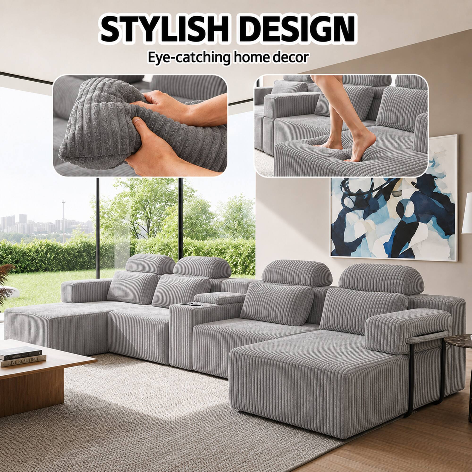 STYLISH DESIGN  
Eye-catching home decor