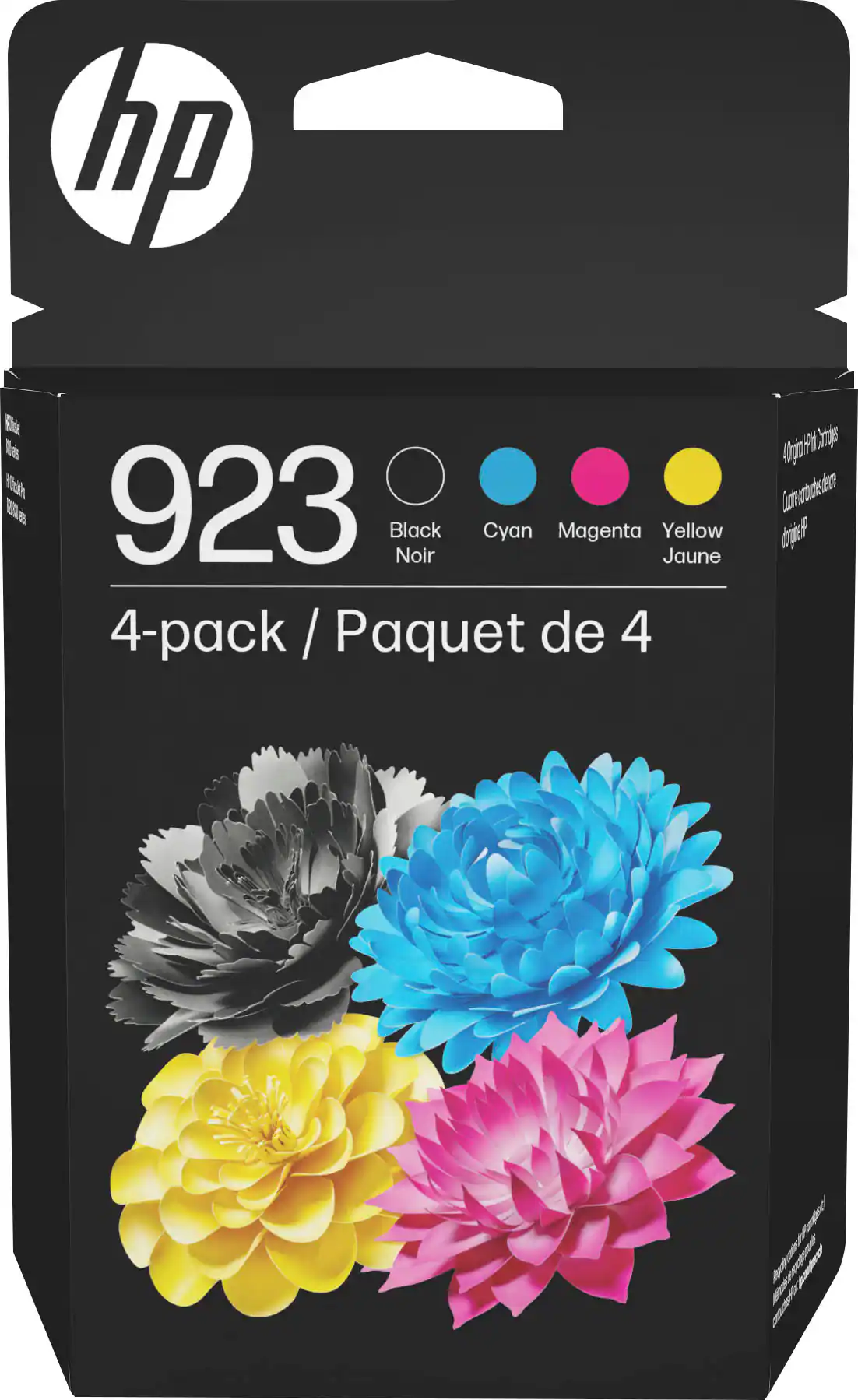 HP - 923 4-Pack Standard Capacity Ink Cartridges - Black/Cyan/Magenta/Yellow