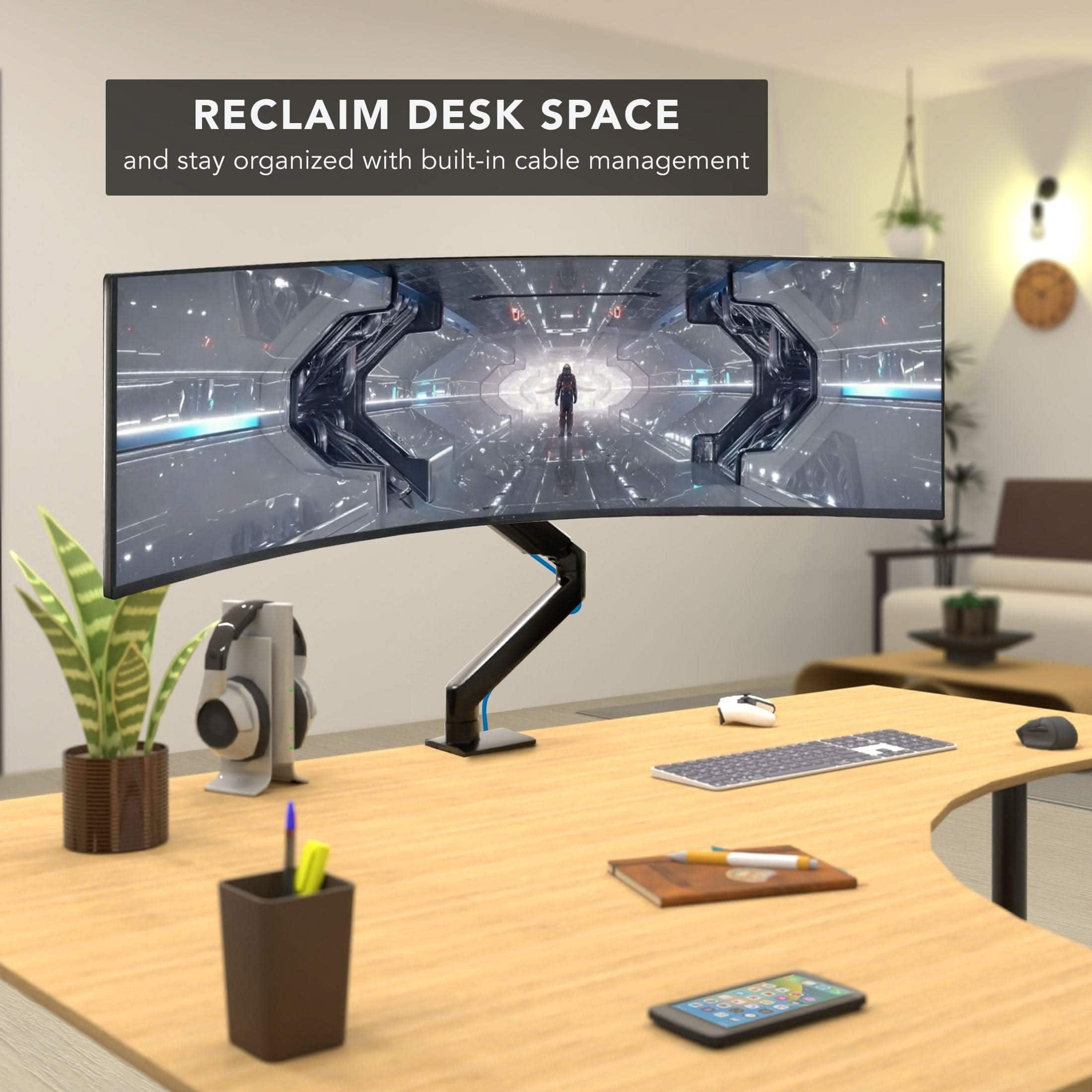 Mount-It! Single Monitor Desk Mount MI-4891 - Thumbnail 2