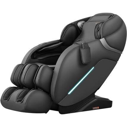 Front. MassaMax - MassaMAX A303 Full Body Zero Gravity Massage Chair, Auto Body Scan,Black - Black.