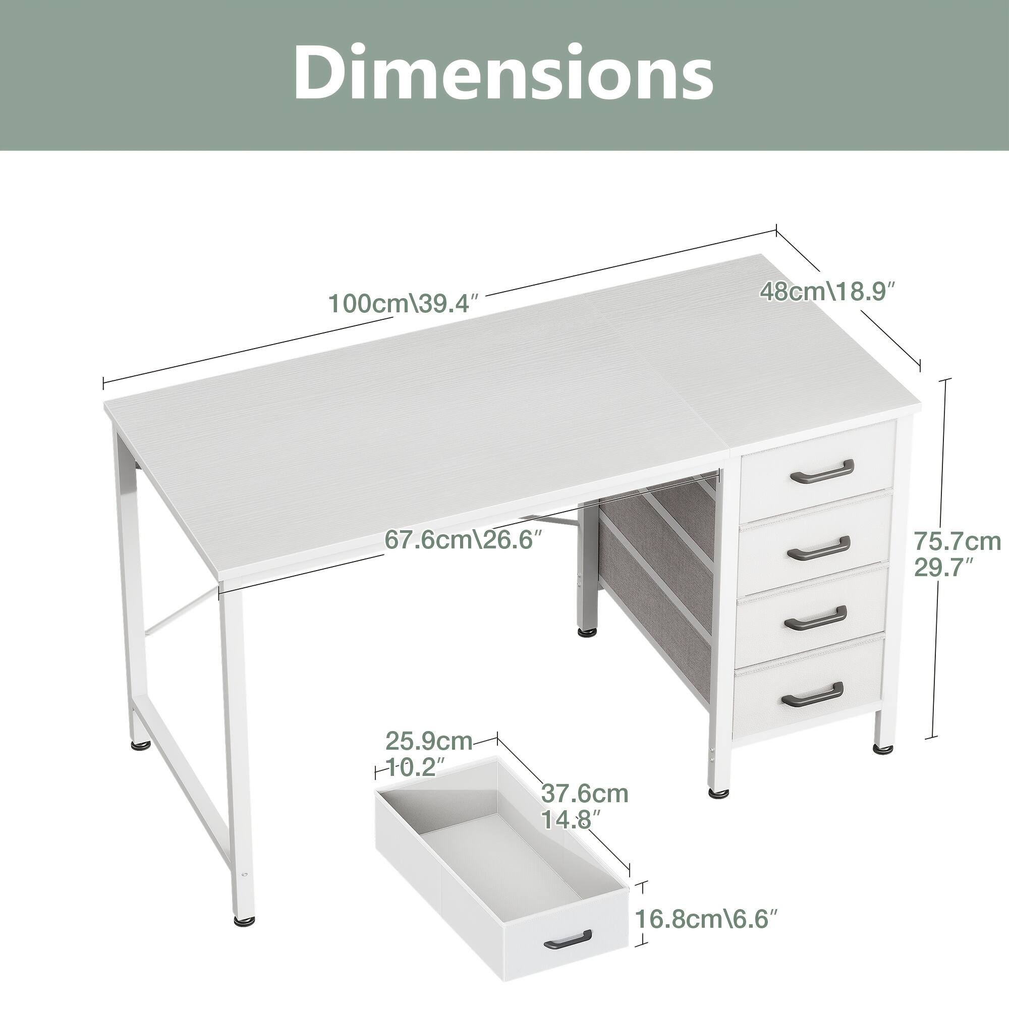 Dimensions

- 100cm\39.4"
- 48cm\18.9"
- 67.6cm\26.6"
- 75.7cm\29.7"
- 25.9cm\10.2"
- 37.6cm\14.8"
- 16.8cm\6.6"
