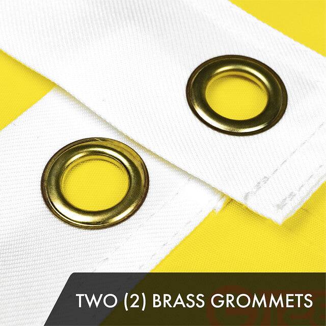 TWO (2) BRASS GROMMETS