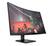 Left. HP OMEN - 31.5" LED Curved QHD FreeSync Premium Monitor (DisplayPort, HDMI ) - Black.