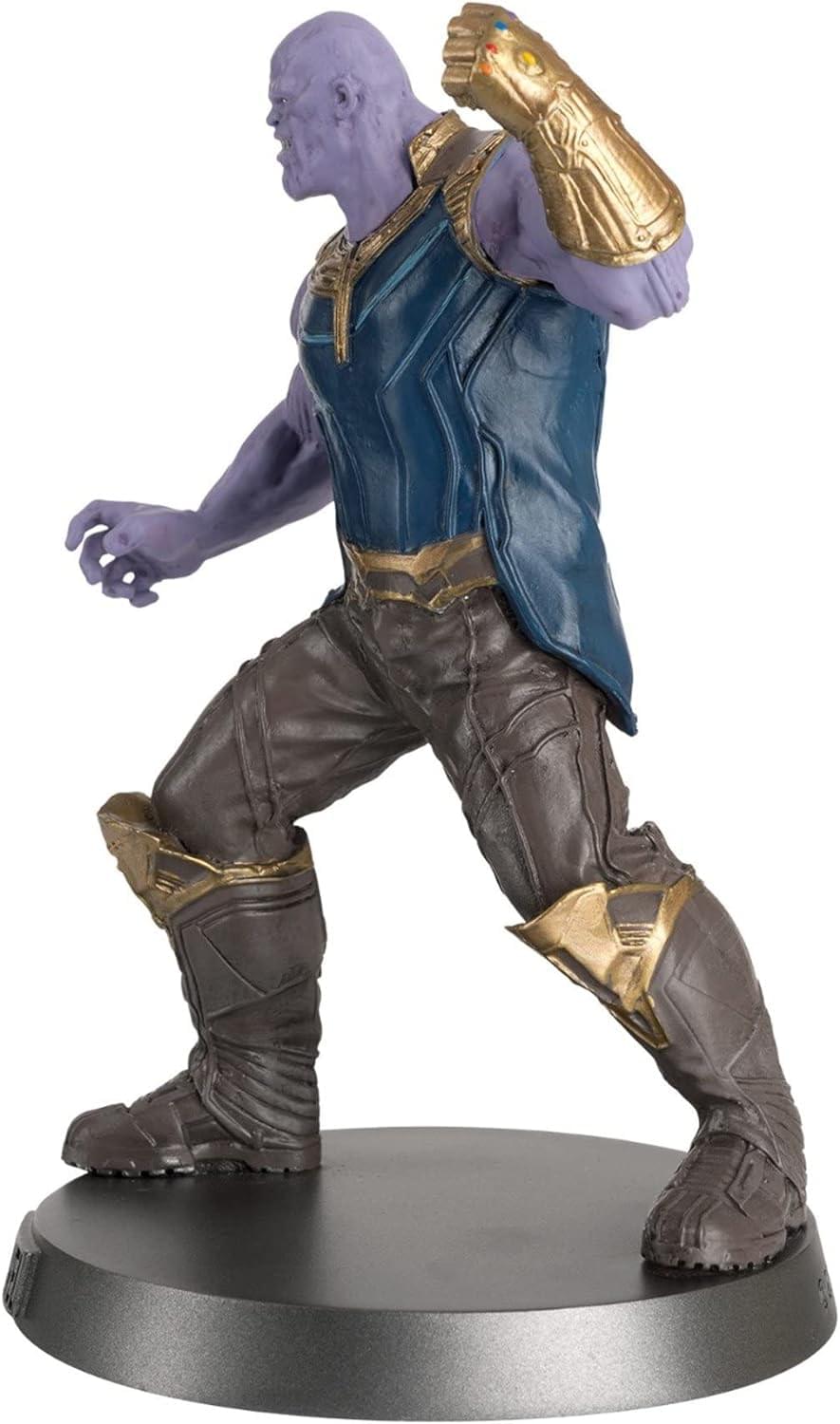 Alt View 1. Marvel - Eaglemoss Marvel Heavyweights 1:18 Metal Statue | Thanos - Infinity War - Gold.