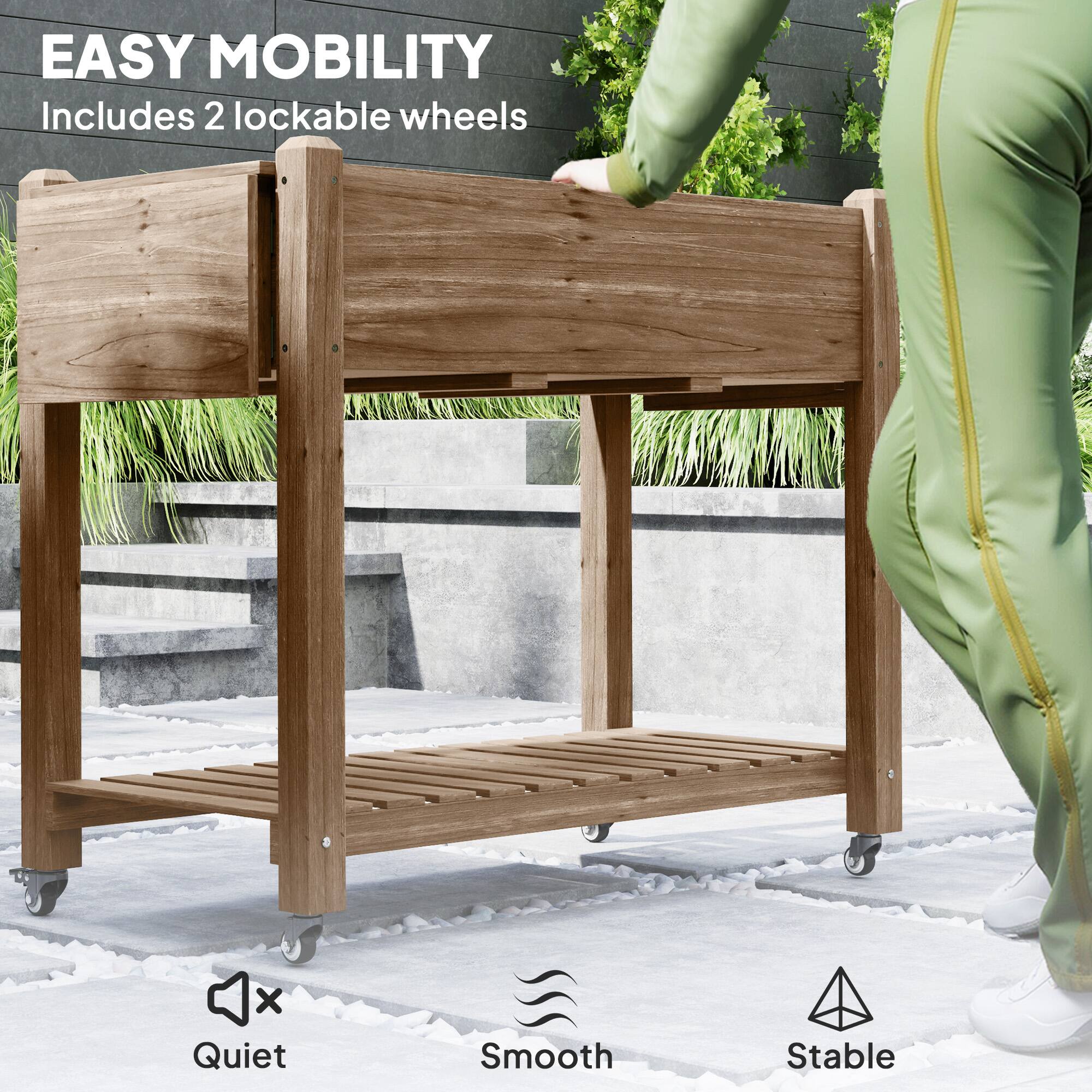 EASY MOBILITY  
Includes 2 lockable wheels  

Quiet  
Smooth  
Stable