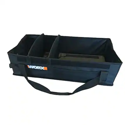 Front. WORX - Worx WA0234 Aerocart Wheelbarrow Adjustable Tub Organizer - Black.
