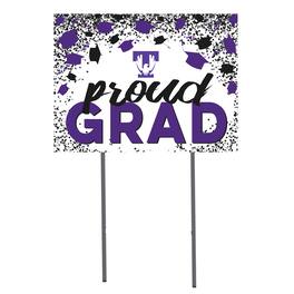Jardine - Tennessee Tech Golden Eagles 18'' x 24'' Grad Yard Sign - White