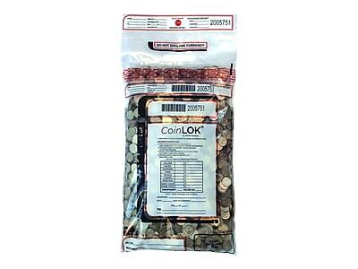 CoinLok - Deposit Bags, 50/Pack - Clear