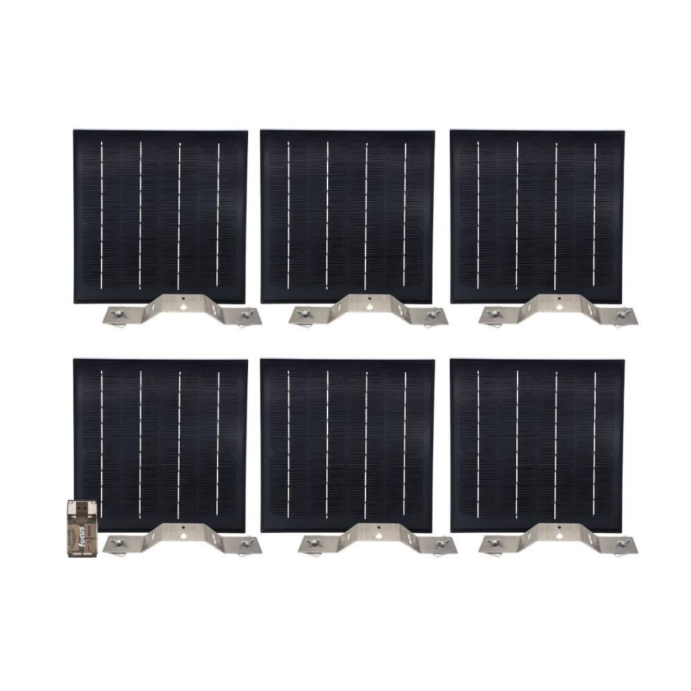 Front. Spartan Camera - Spartan 10W Solar Panel for GoLive/Ghost Trail Cameras with Bracket Mount Bundle.