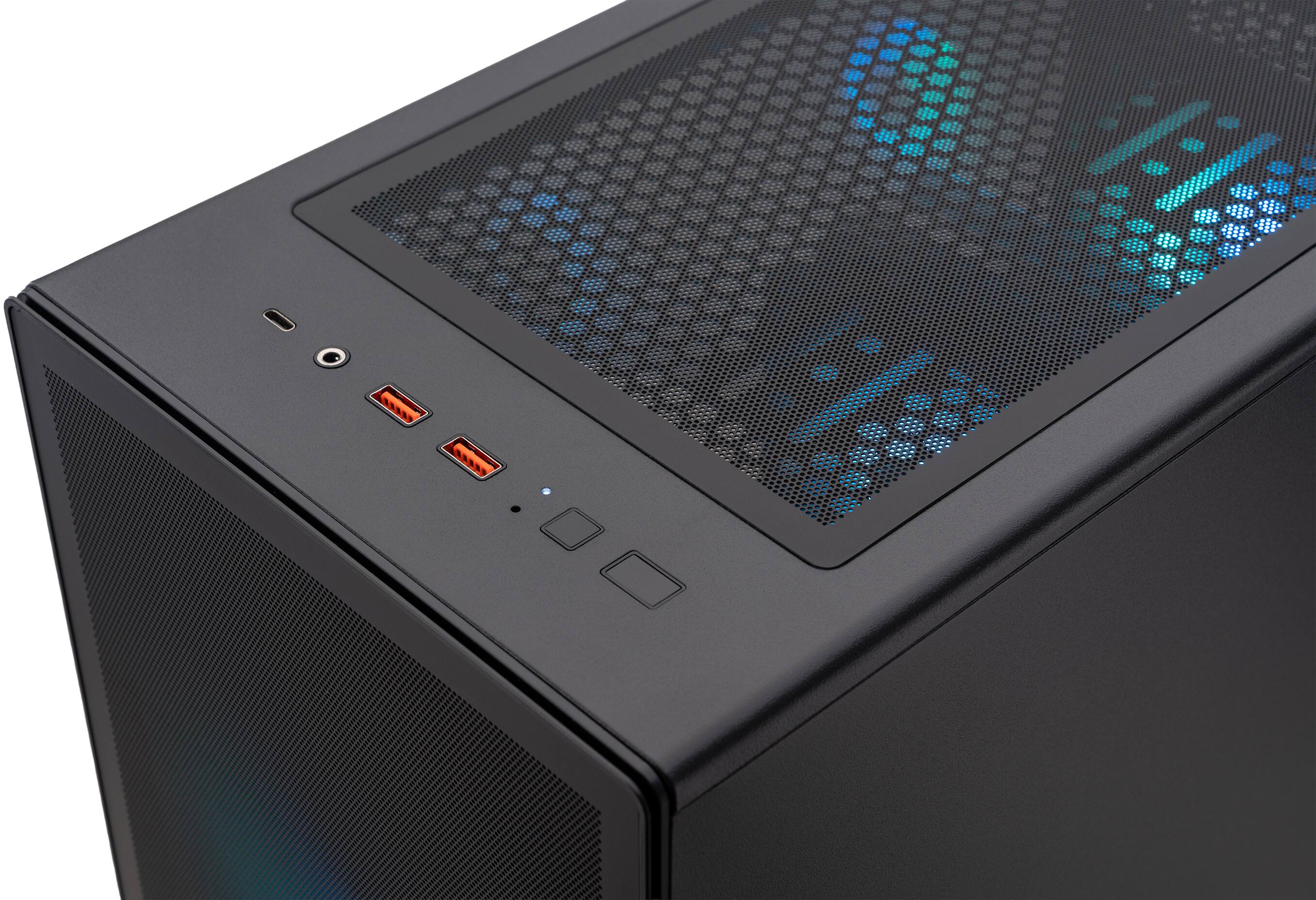 Alt View 1. ADVANCED BATTLESTATIONS - ABS Stratos Ruby Gaming PC - Windows 11 - AMD Ryzen 7 9700X - Radeon RX 9070 XT - 32GB DDR5 6400MHz - 1TB M.2 SSD - black.