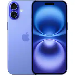 Apple - Refurbished Excellent - iPhone 16 Plus 256GB 6.7" 5G Fully Unlocked, Ultramarine - Blue
