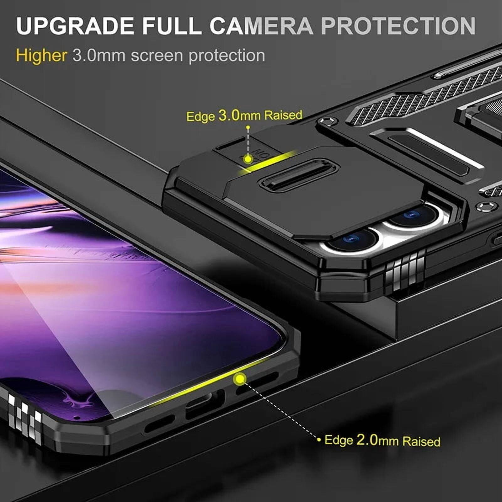 UPGRADE FULL CAMERA PROTECTION  
Higher 3.0mm screen protection  
Edge 3.0mm Raised  
Edge 2.0mm Raised