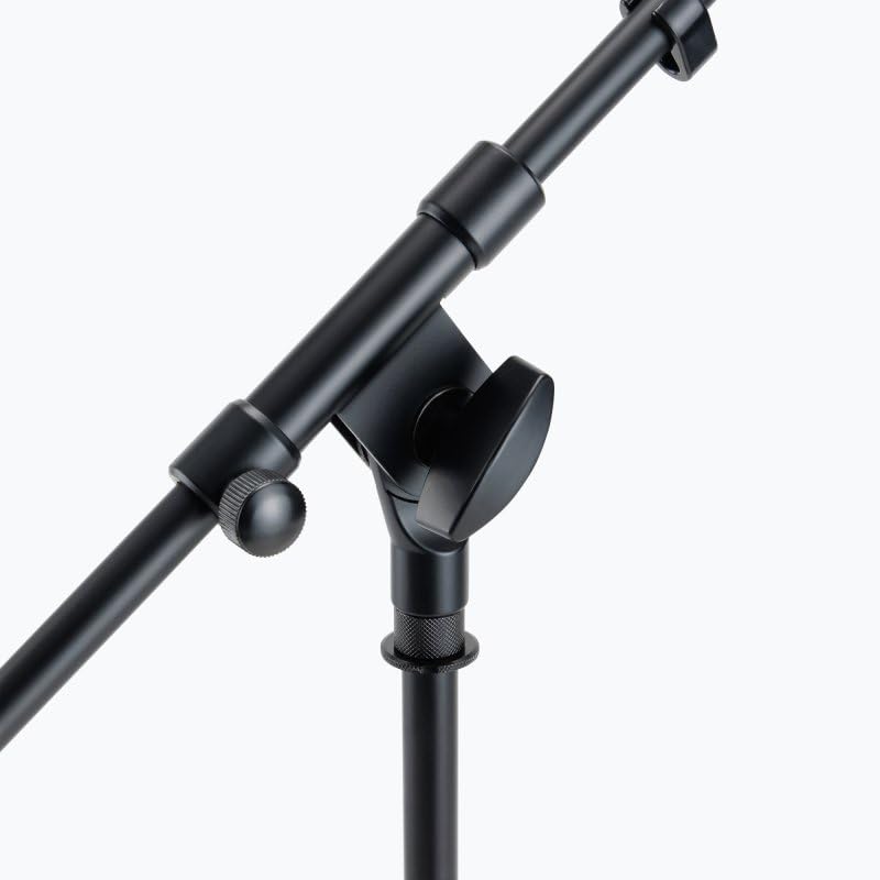 Angle. On Stage Stands - On-Stage MS9417 Kick Drum/Amp Telescoping Microphone Boom Stand,Black - Black.