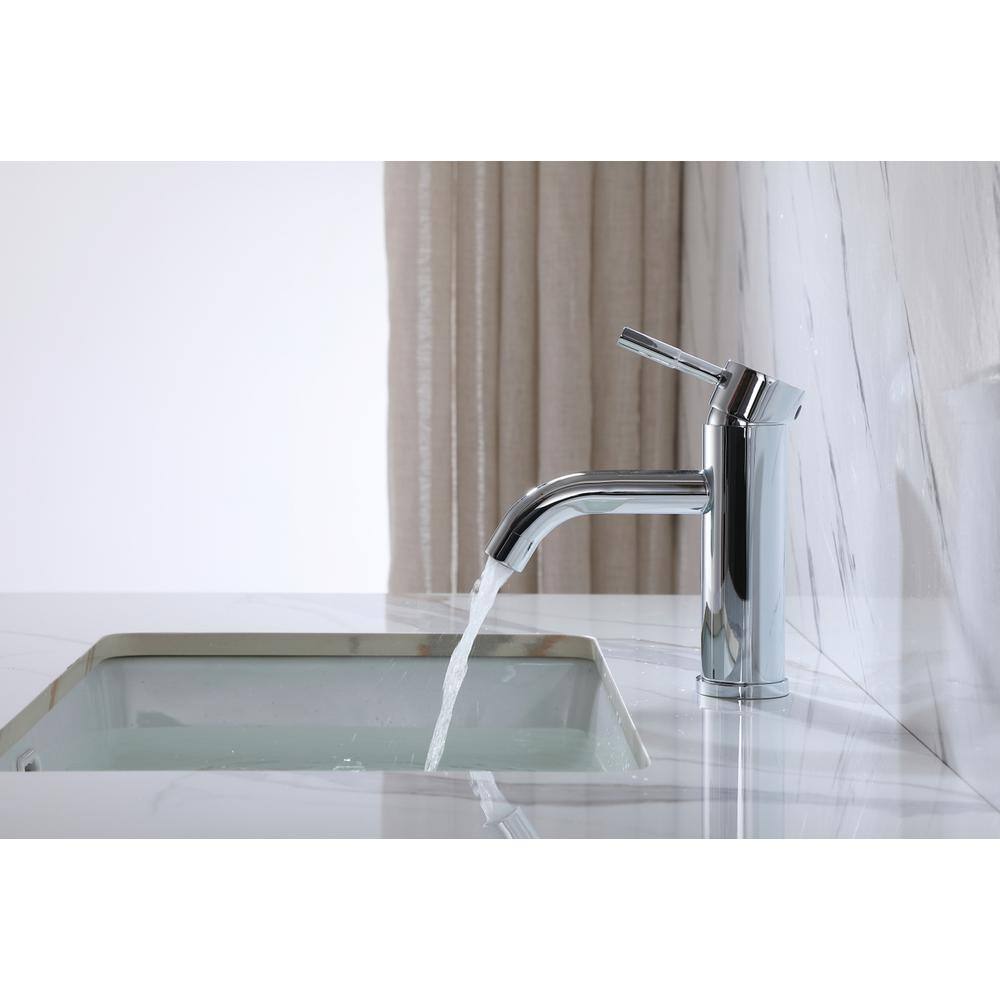 Alt View 6. Elegant Kitchen and Bath - Victor Single Hole Single Handle Bathroom Faucet in Chrome - Chrome.