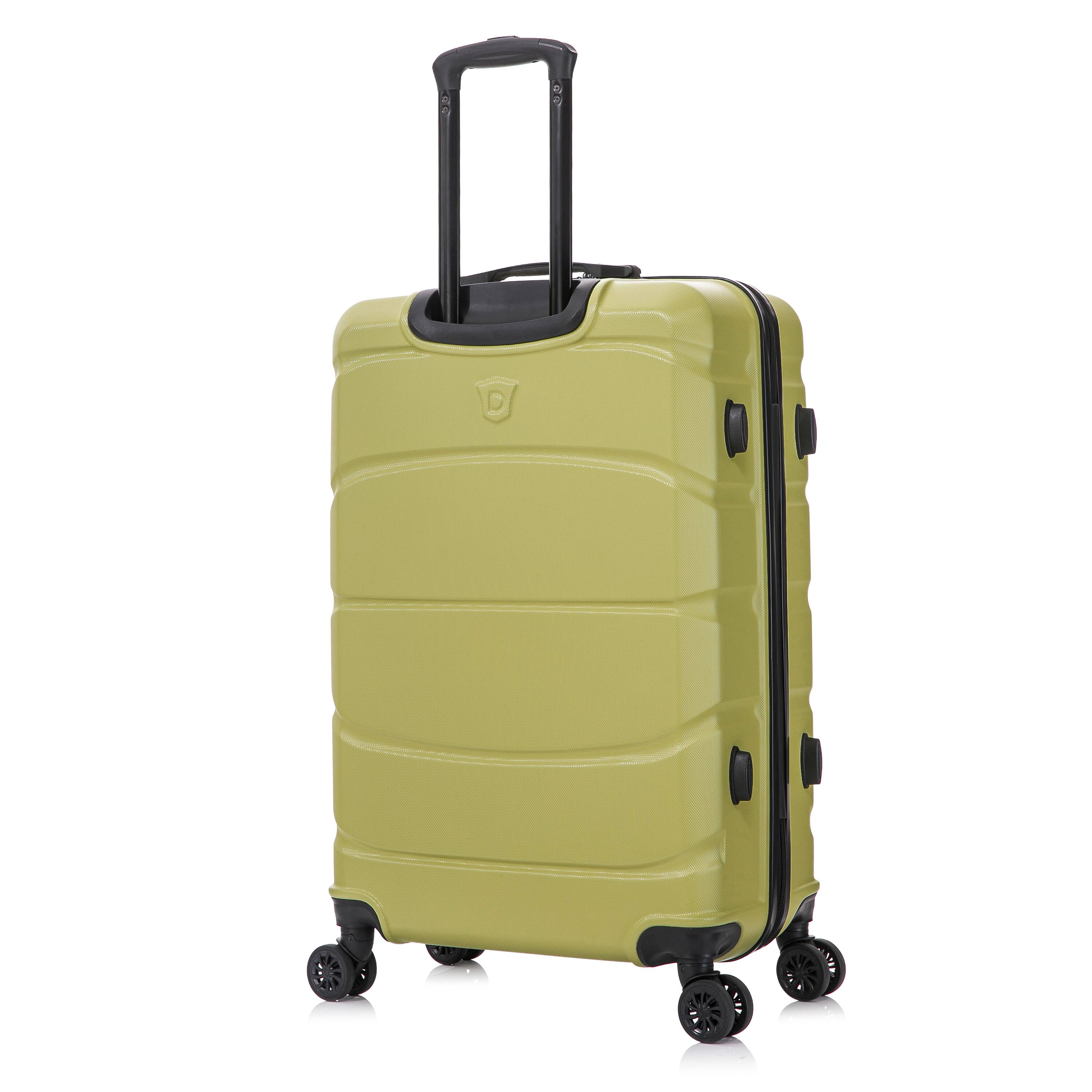 Alt View 4. DUKAP - Sense Lightweight Hardside Spinner Luggage 28" - GREEN.