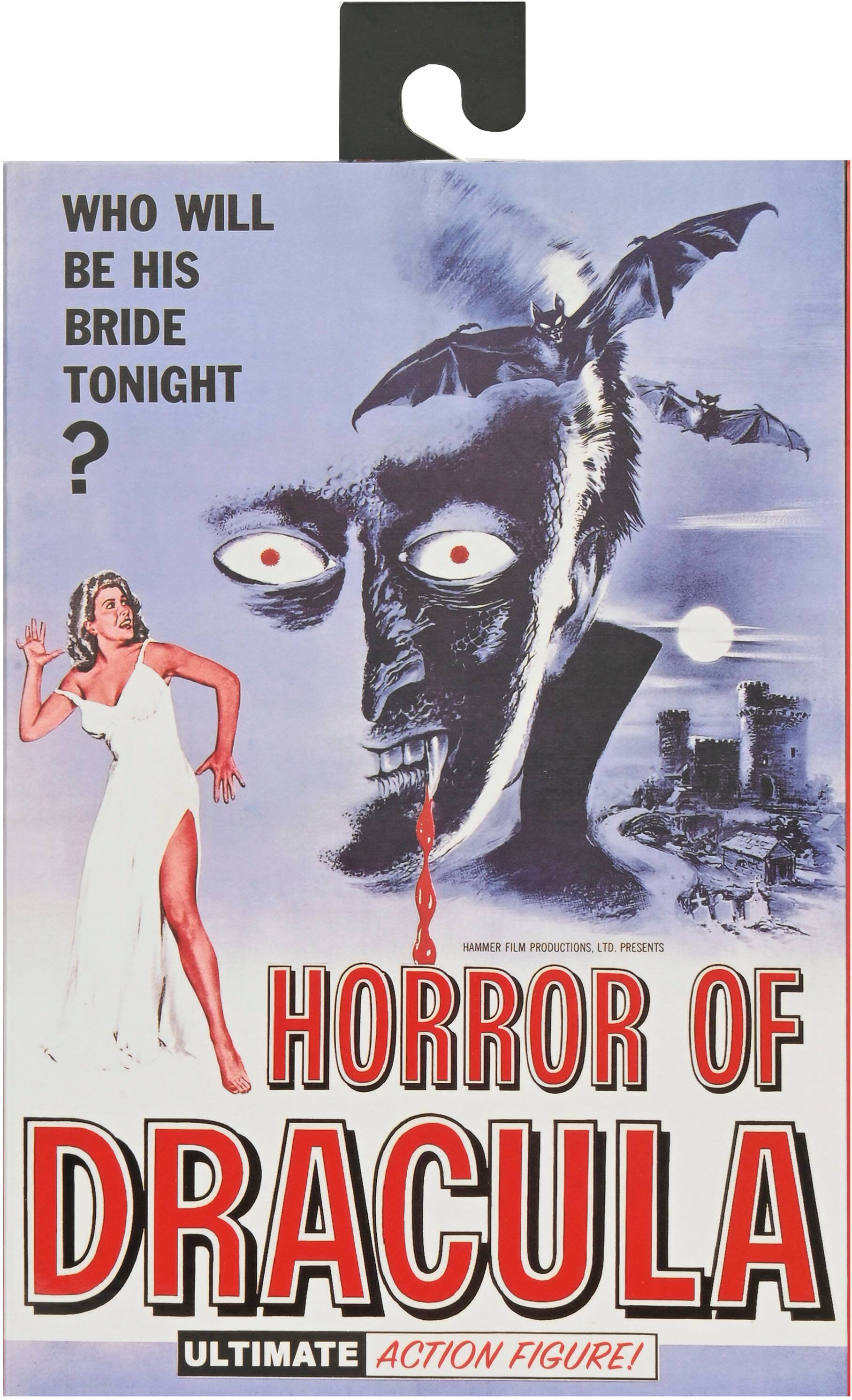 Who will be his bride tonight? Hammer Film Productions, Ltd. presents Horror of Dracula Ultimate Action Figure!