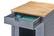 Alt View 17. TRINITY - 20" Dark Gray Litter Box Enclosure End Table w/ Drawer - Dark Gray.