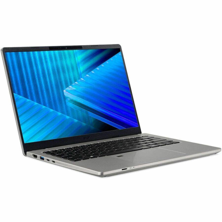 Alt View 5. Acer - Acer TravelMate P4 14 AI TMP414-56 TMP414-56-784R 14" Clamshell Copilot+ PC Notebook - WQXGA+ - 60 Hz - Intel Core Ultra - Iron.