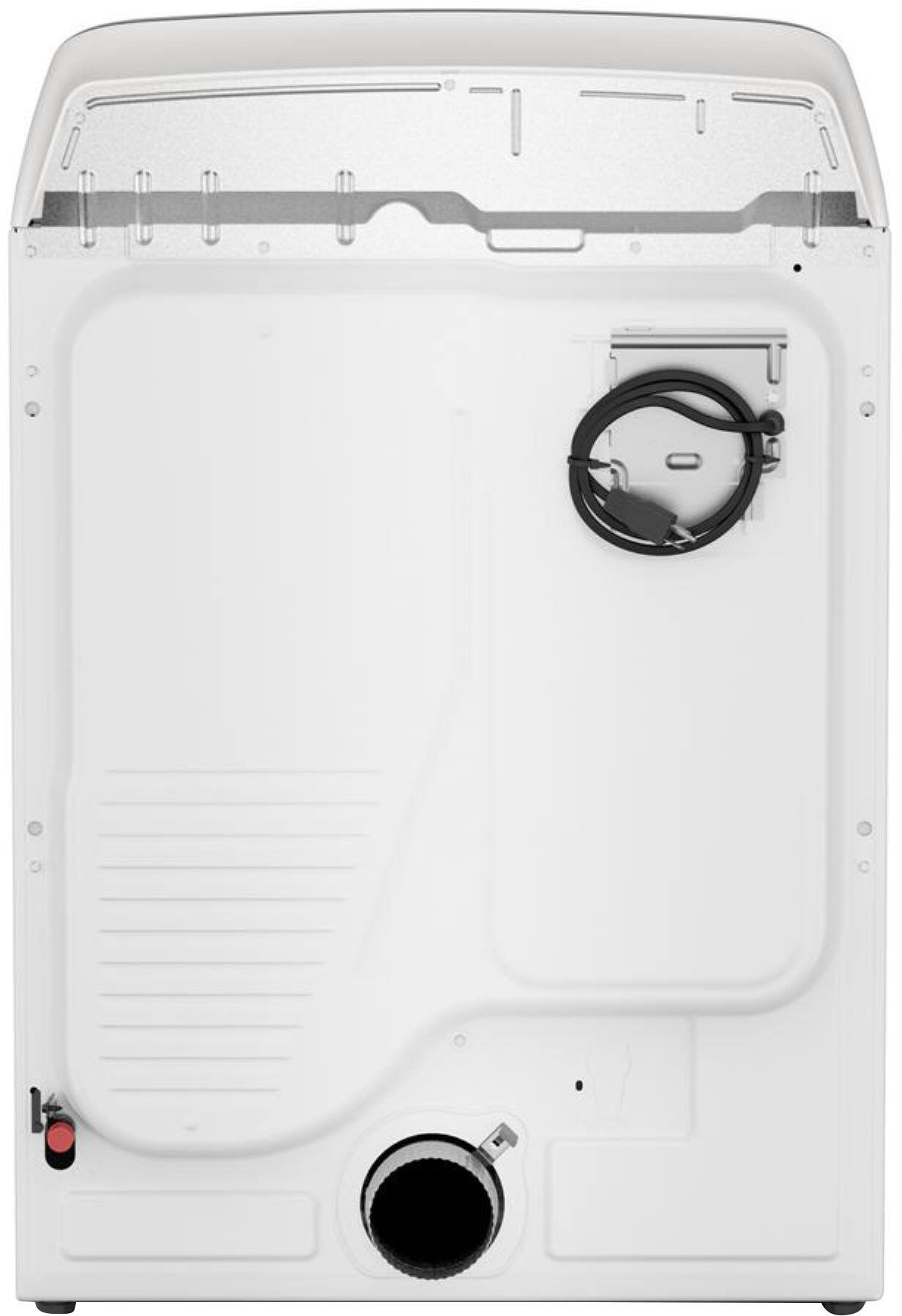 Back. Maytag - 7.4 Cu. Ft. Smart Gas Dryer with Extra Power and Advanced Moisture Sensing - White.