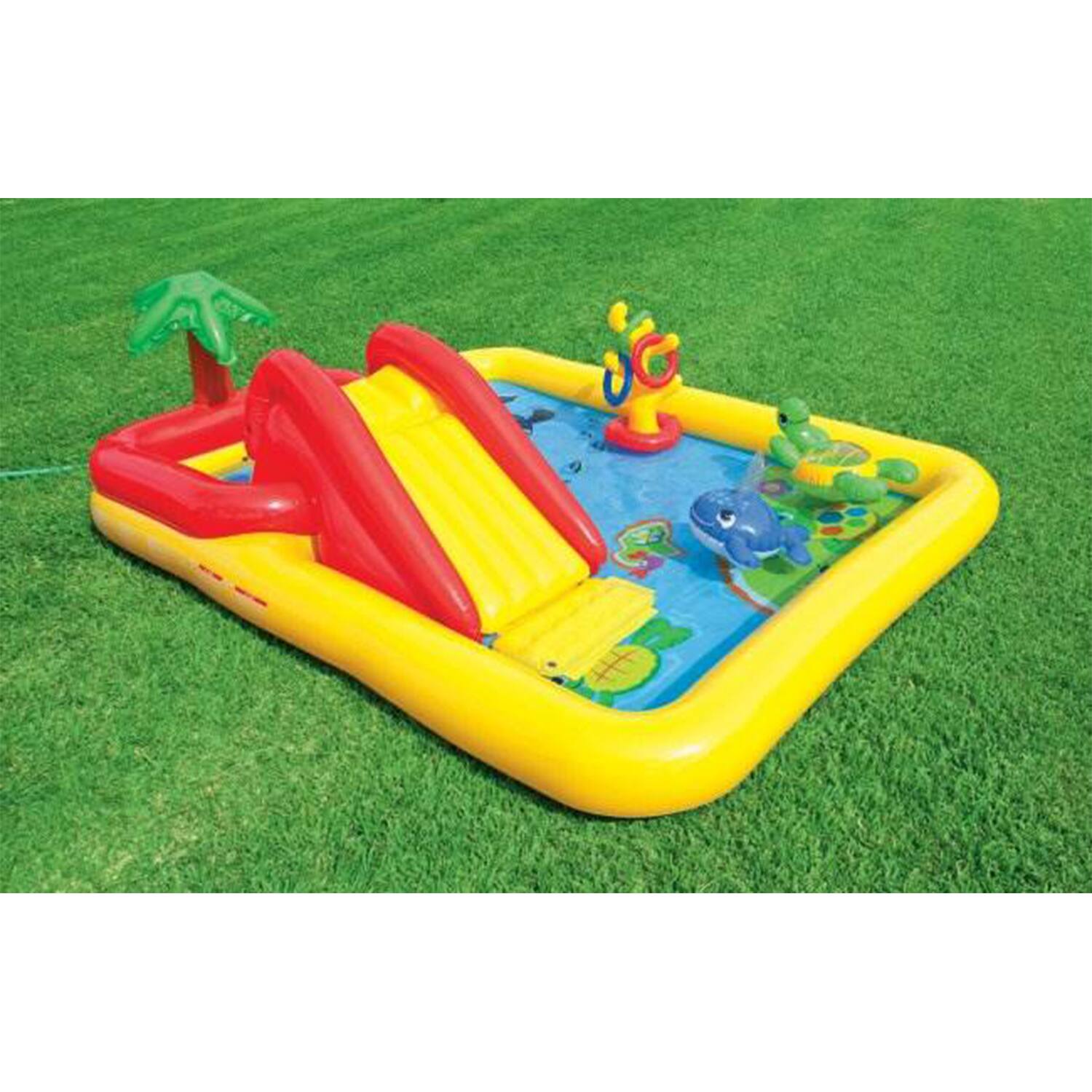 Alt View 2. Intex - Intex 57454EP-DD Ocean Island Play Center Inflatable Wading Pool with Games.