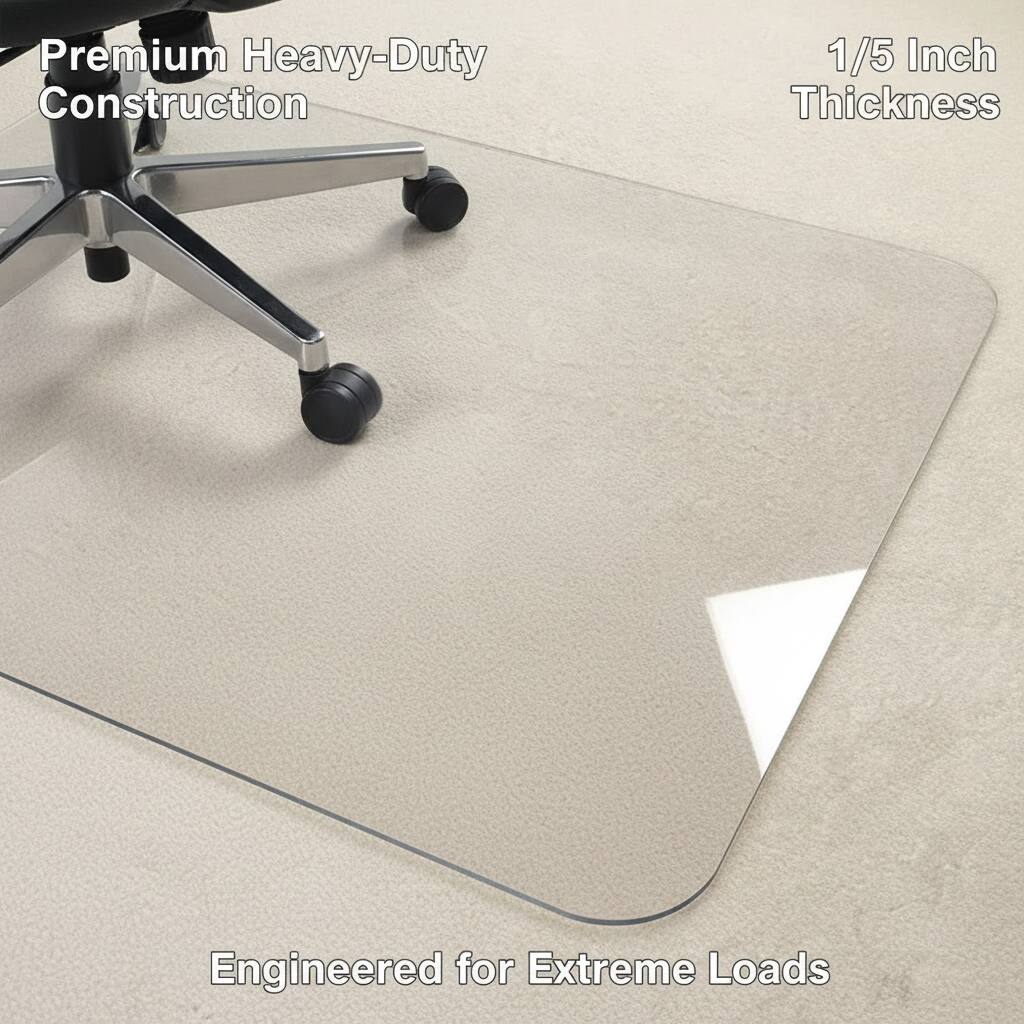 Premium Heavy-Duty Construction  
1/5 Inch Thickness  
Engineered for Extreme Loads