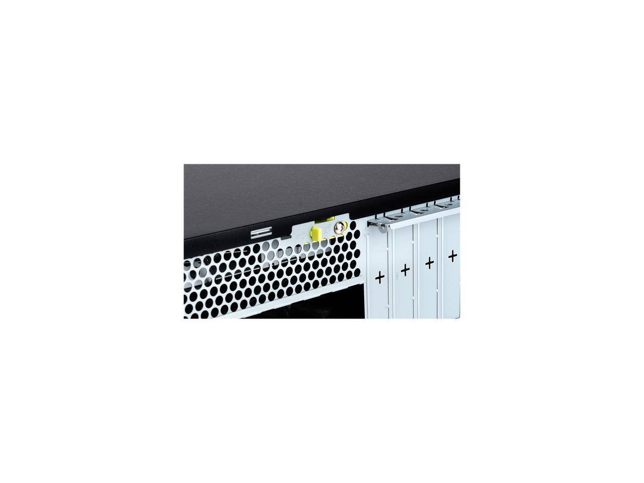 Alt View 10. In Win - In-Win CK709 Micro-ATX S.F.F. Slim Chassis Built-in Standard TFX 12V 300W Power Supply - Black.