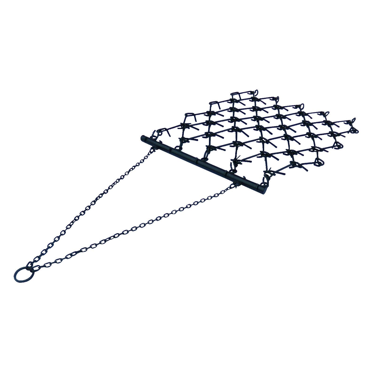 Alt View 5. Field Tuff - Field Tuff 4x4 Foot Steel Durable Chain Rake Field Leveling ATV Drag Harrow - Black.