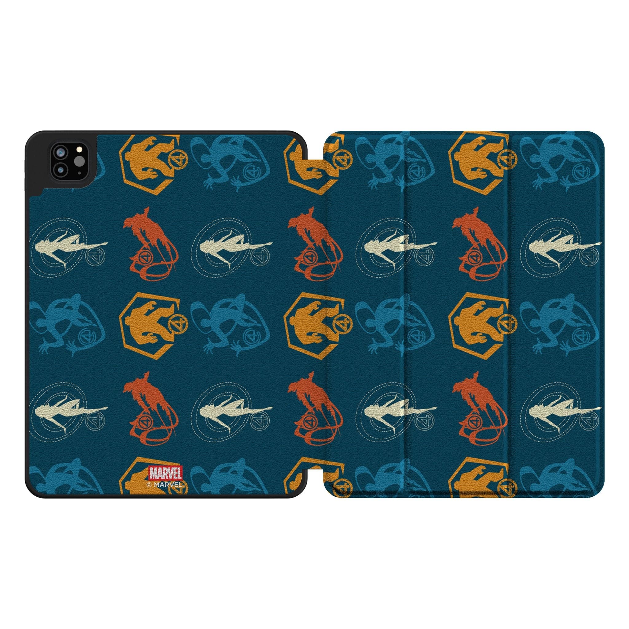 Keyscaper - Marvel Pattern 2 Tablet Case - Apple iPad (10th Gen) - Fantastic Four