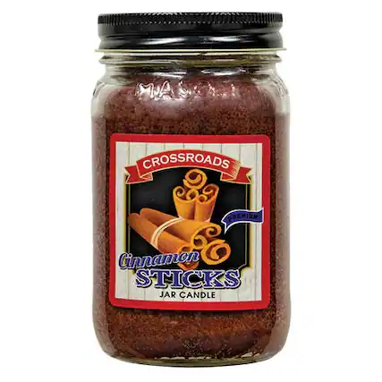 CROSSROADS
Cinnamon Sticks
JAR CANDLE