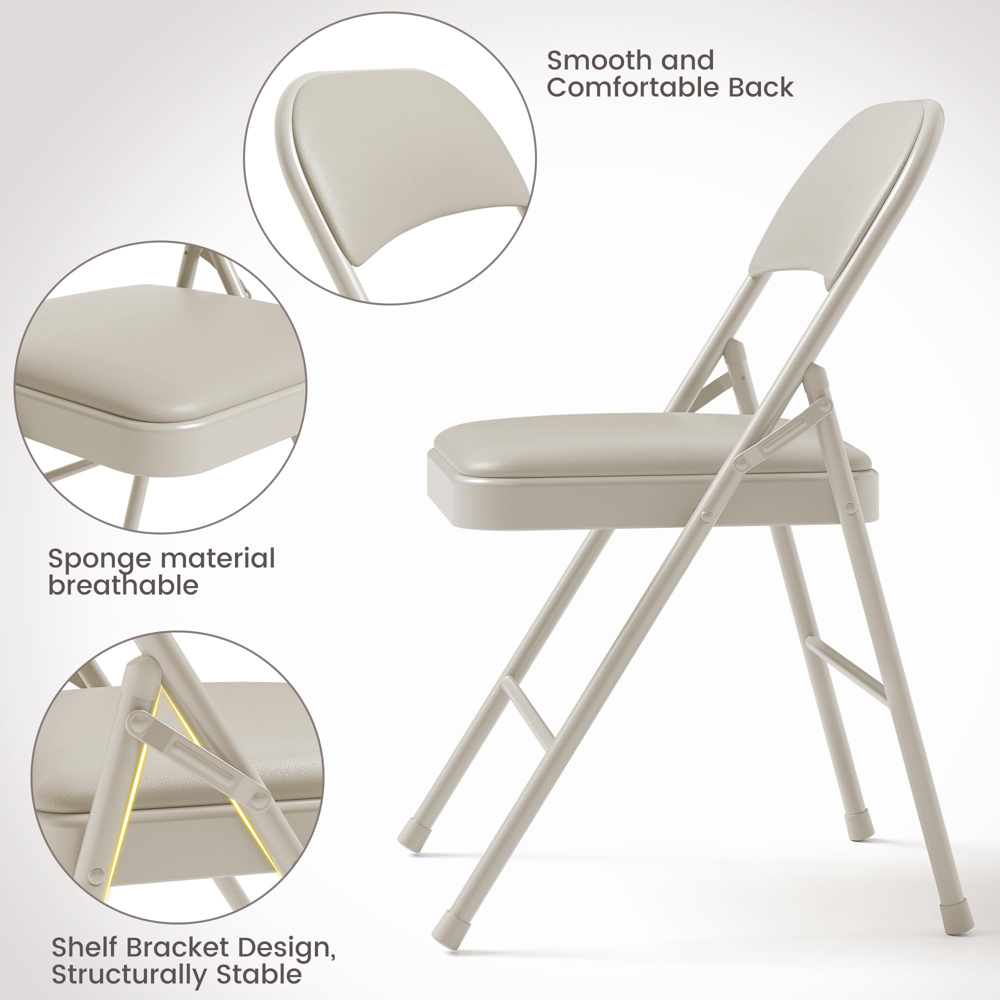 - Smooth and Comfortable Back
- Sponge material breathable
- Shelf Bracket Design, Structurally Stable