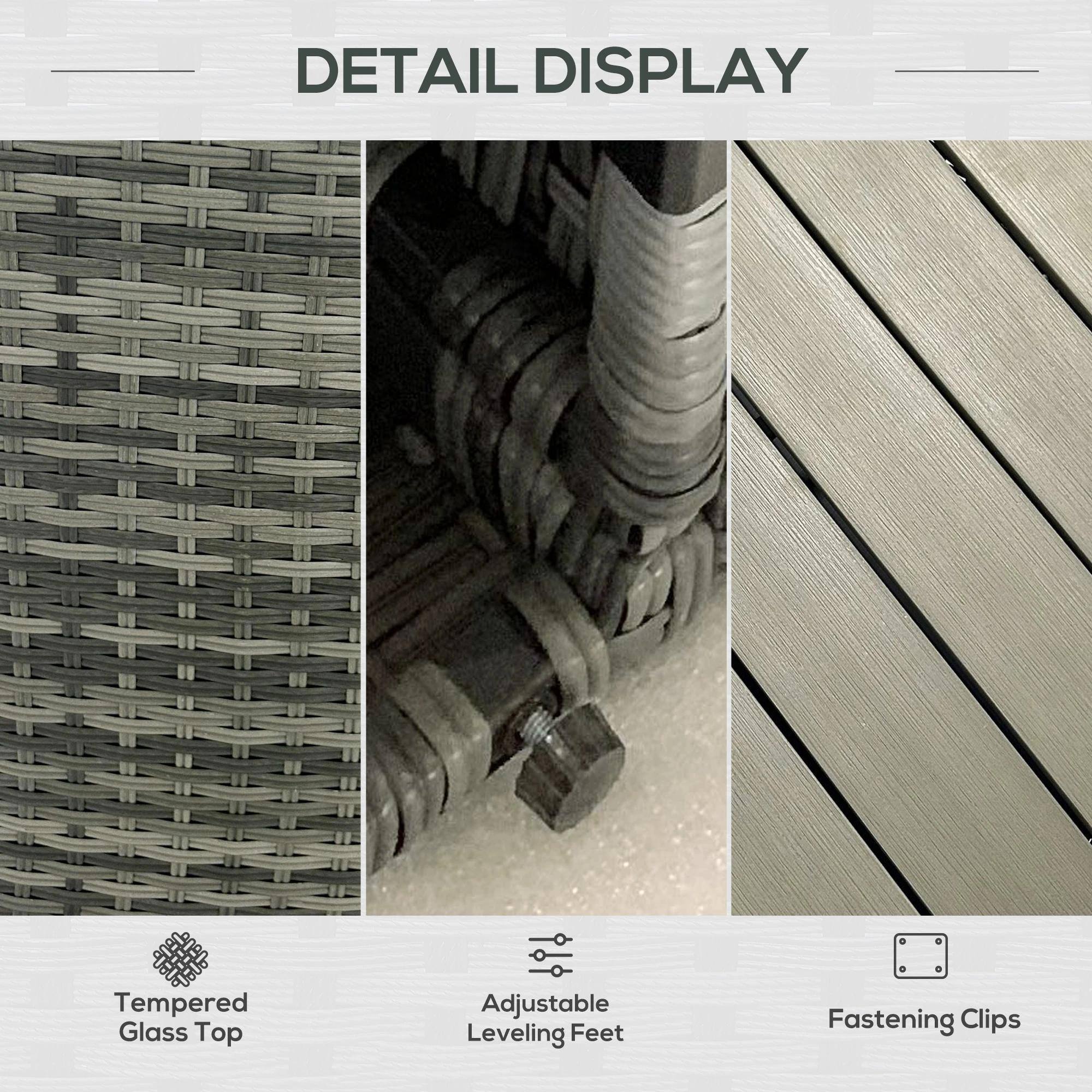 DETAIL DISPLAY

Tempered Glass Top
Adjustable Leveling Feet
Fastening Clips