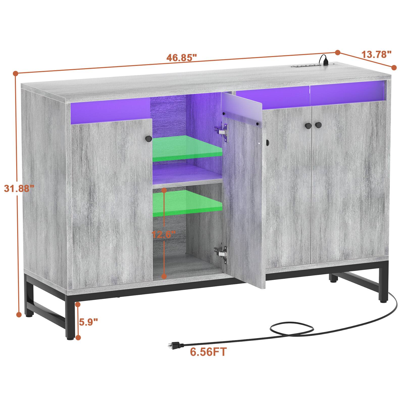 46.85" 13.78" 31.88" 12.6" 5.9" 6.56FT