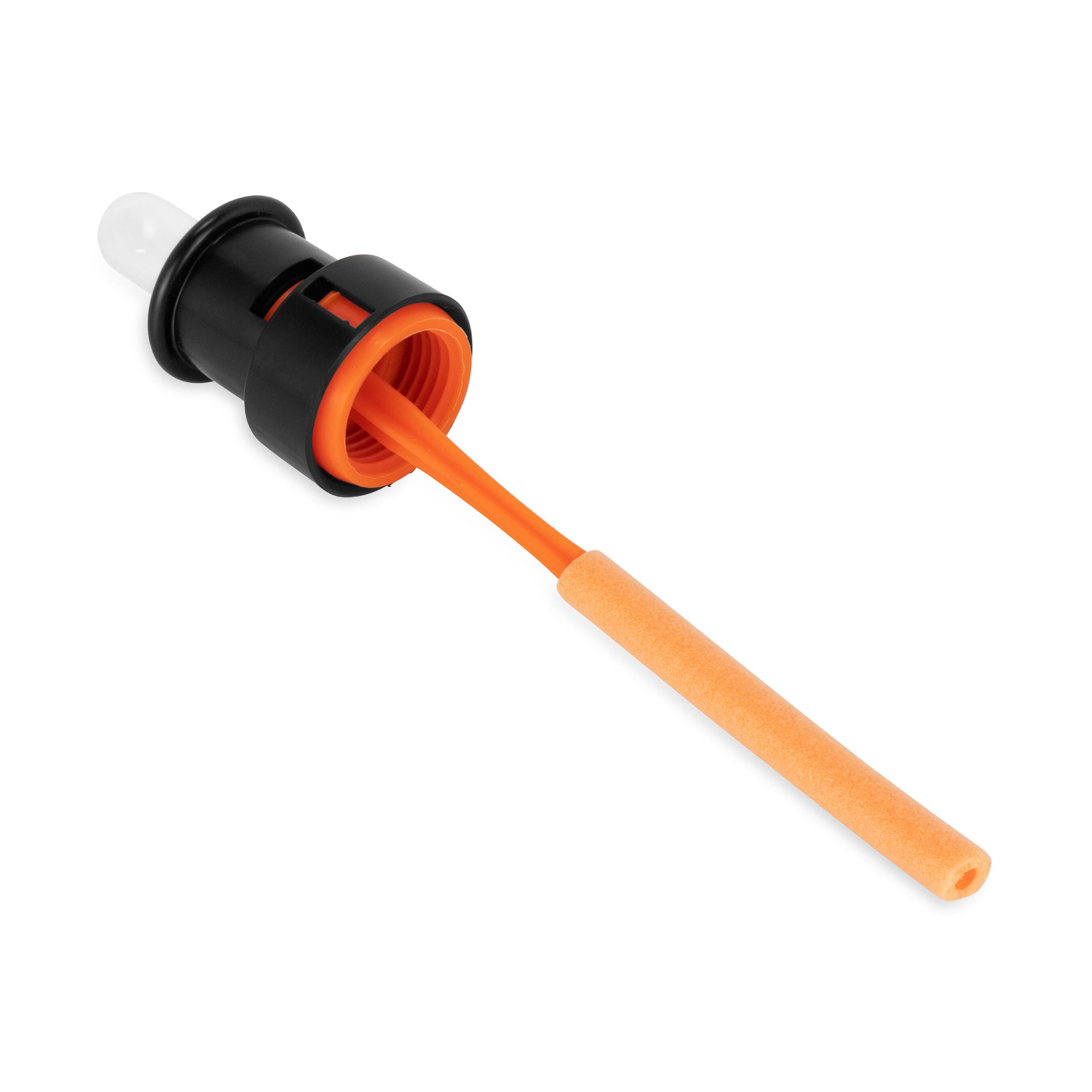 Alt View 7. Camco - Camco Rhino Easy to Install 1.5 Inch Diameter RV Tote Tank Gauge, Black/Orange.